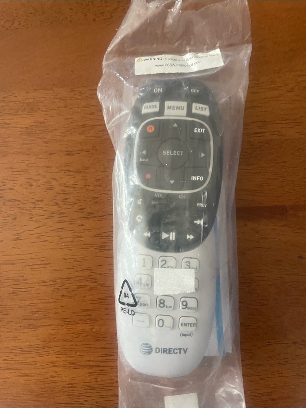 Replacement Remote Control - White